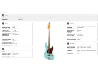 Fender Squier CV 60s Jazz Bass LRL DPB Fender Squier CV 60s Jazz Bass LRL DPB
